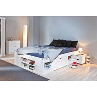 Funktionsbett Till weiß Liegefläche B/L: ca. 180x200 cm Till - weiß (186,00/48,00/209,00cm) - Inter Link