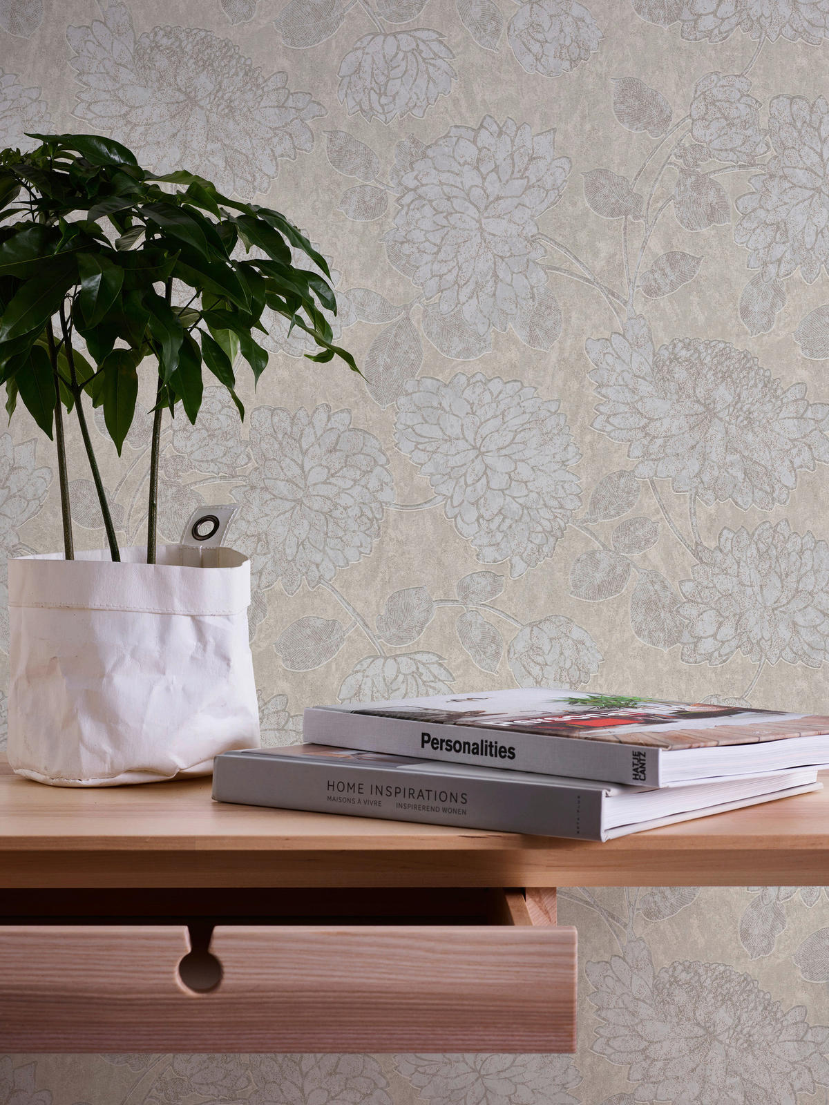 A.S.Creation Vliestapete Attractive 2 Floral beige B/L: ca. 53x1005 cm Attractive 2 - beige (53,00/1005,00cm) - A.S.Creation