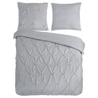Bettwäsche Elegance silber Polyester B/L: ca. 200x200 cm Elegance - silber (200,00/200,00cm) - Pure