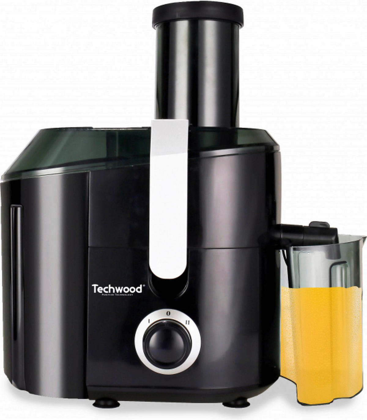 Techwood Entsafter TCF1808 schwarz Metall Kunststoff B/H/L: ca. 33x36x19 cm ca. 2,2 l Entsafter TCF1808 - schwarz (19,00/33,00/36,00cm) - Techwood