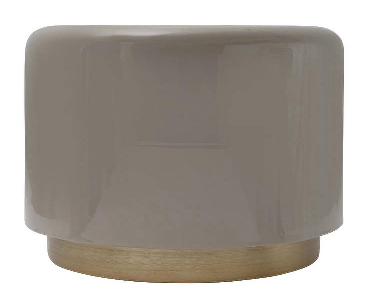 360 Living Hocker Artisse 251 grau gold Metall H/D: ca. 43x51,5 cm Artisse 251 - gold/grau (51,50/43,00cm) - 360 Living