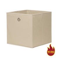 Stoffbox beige B/H/T: ca. 32x32x32 cm Stoffbox_1 - beige (32,00/32,00/32,00cm)