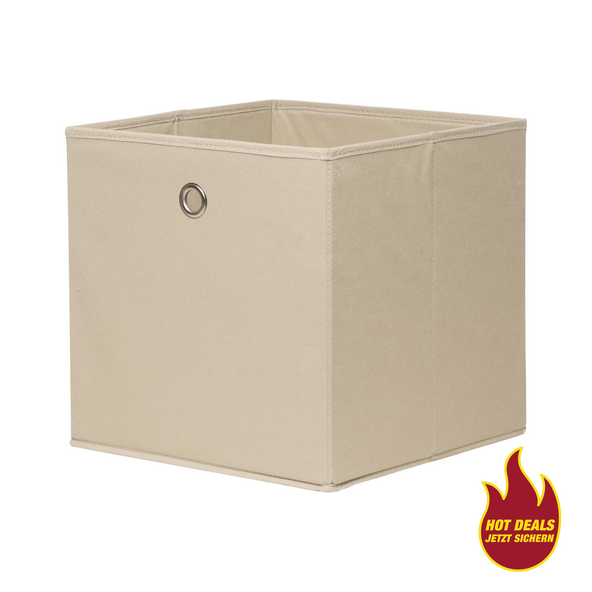 Stoffbox beige B/H/T: ca. 32x32x32 cm Stoffbox_1 - beige (32,00/32,00/32,00cm)