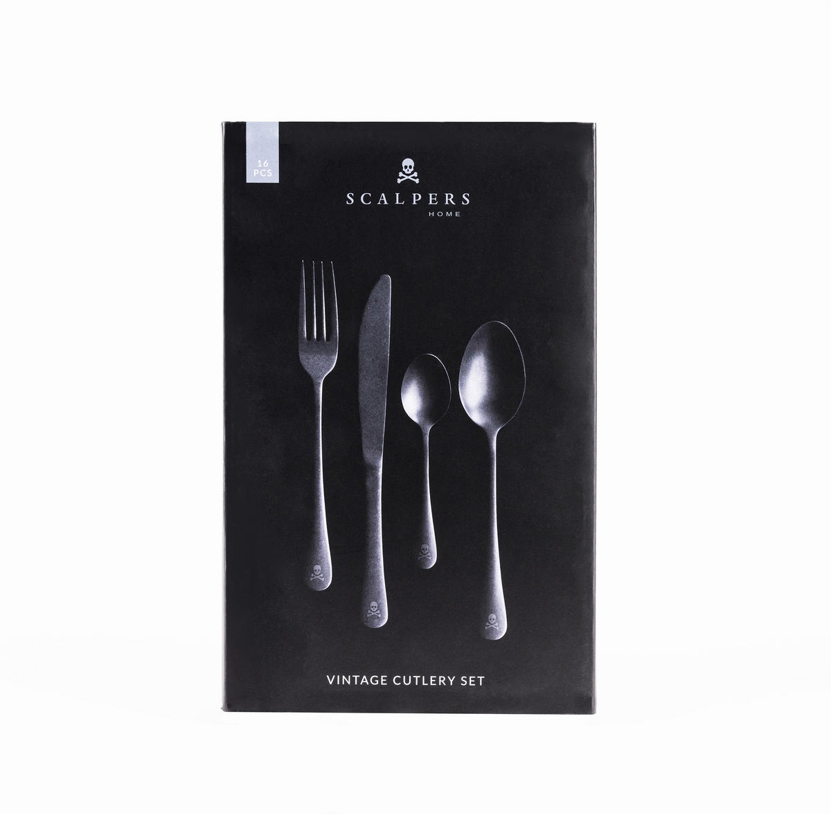 SCALPERS HOME Besteckset 365 silber Edelstahl 16 tlg. 365 - silber - SCALPERS HOME