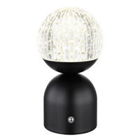 GLOBO LED-Tischleuchte schwarz Metall H/D: ca. 20x10,5 cm JULSY - schwarz (10,50/20,00cm) - GLOBO