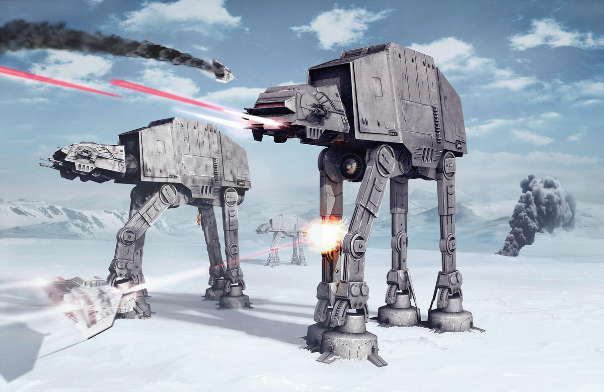 Komar Fototapete STAR WARS Battle of Hoth X8-8481 B/H: ca. 400x260 cm STAR WARS Battle of Hoth X8-8481 - (400,00/260,00cm) - Komar