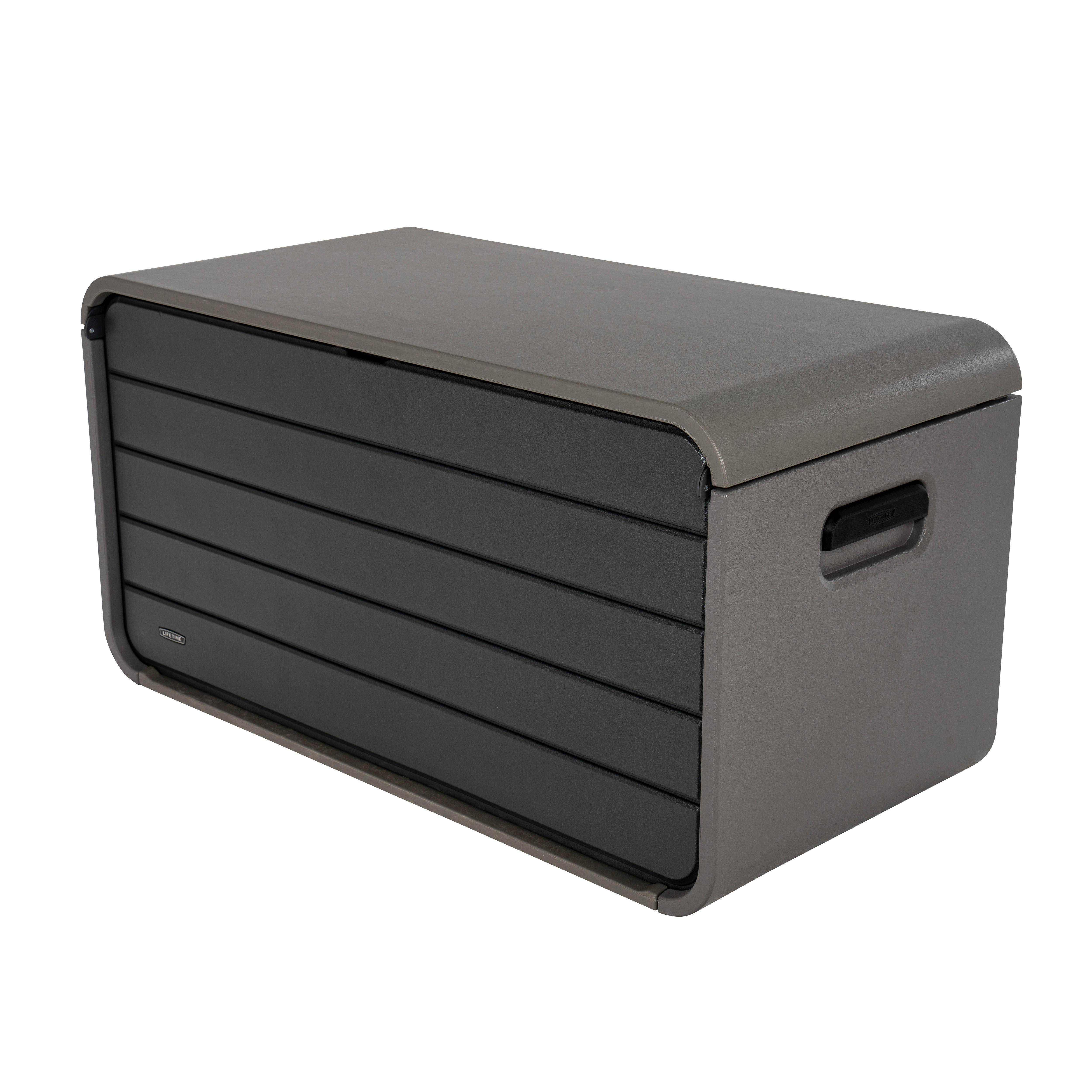 Lifetime Kissen- & Auflagenbox Space grau Kunststoff B/H/L: ca. 146,7x77,2x72,4 cm Space - grau (72,40/146,70/77,20cm) - Lifetime