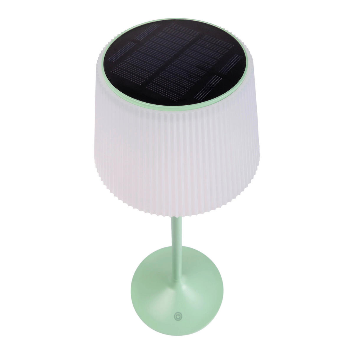 LED-Solar-Tischleuchte mint Metall Kunststoff B/H/T/D: ca. 13x38x13x13 cm EMMI - mint (13,00/38,00/13,00cm) - Näve Leuchten