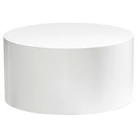 Couchtisch weiß H/D: ca. 30x60 cm Couchtisch - weiß (60,00/30,00cm) - Wohnling