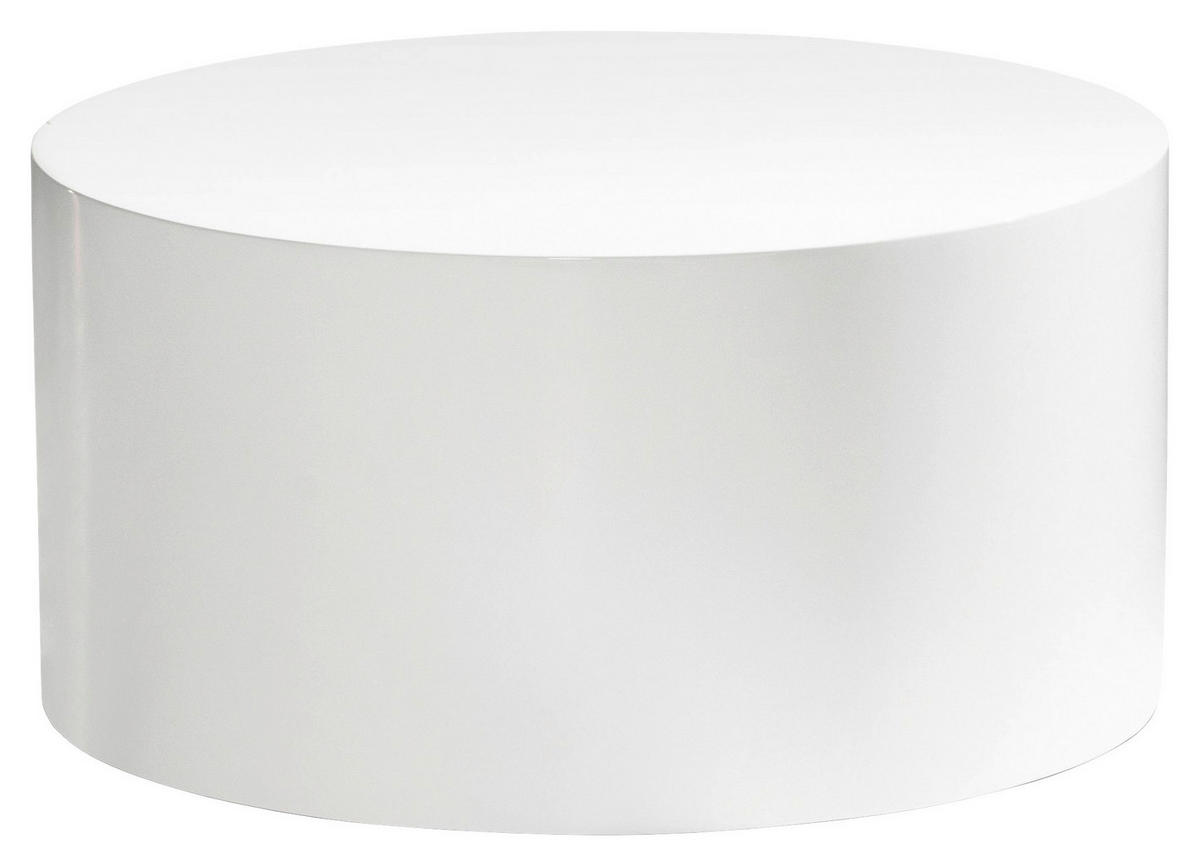 Couchtisch weiß H/D: ca. 30x60 cm Couchtisch - weiß (60,00/30,00cm) - Wohnling