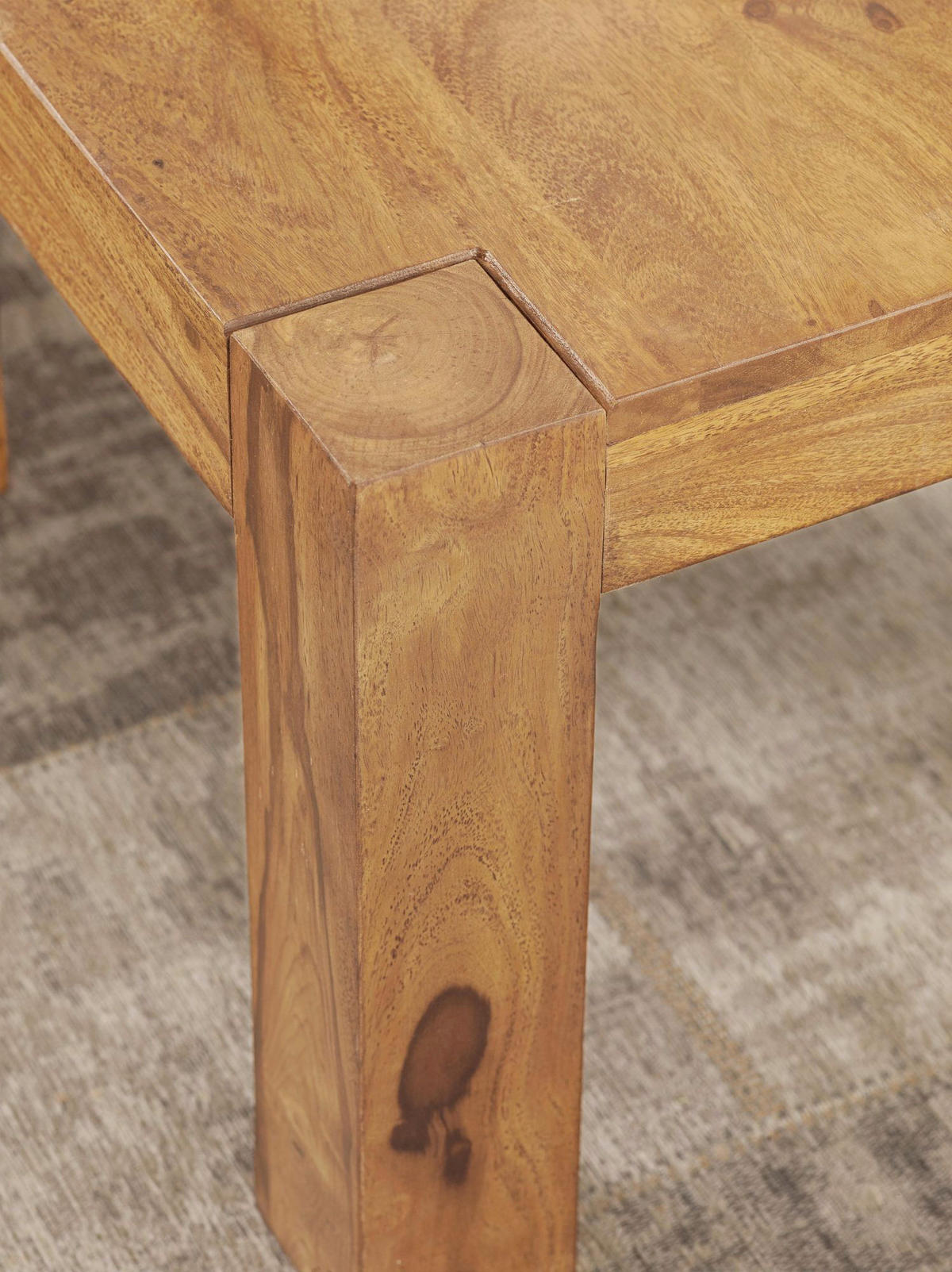 Couchtisch natur B/H/T: ca. 60x40x60 cm Couchtisch - natur (60,00/40,00/60,00cm) - Wohnling