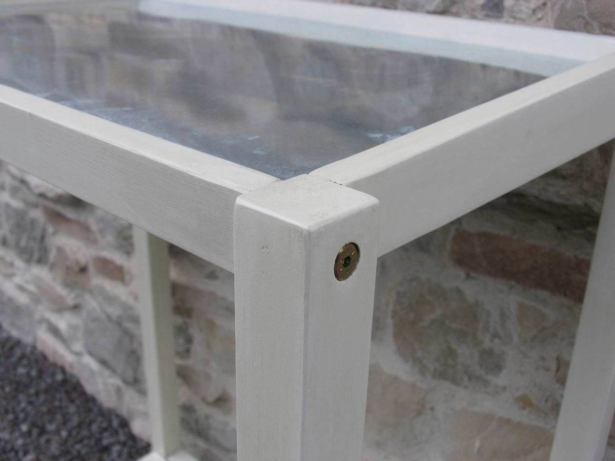 Grasekamp Pflanztisch Calabria weiß Holz B/H/T: ca. 75x97x45 cm Calabria - weiß (75,00/97,00/45,00cm) - Grasekamp