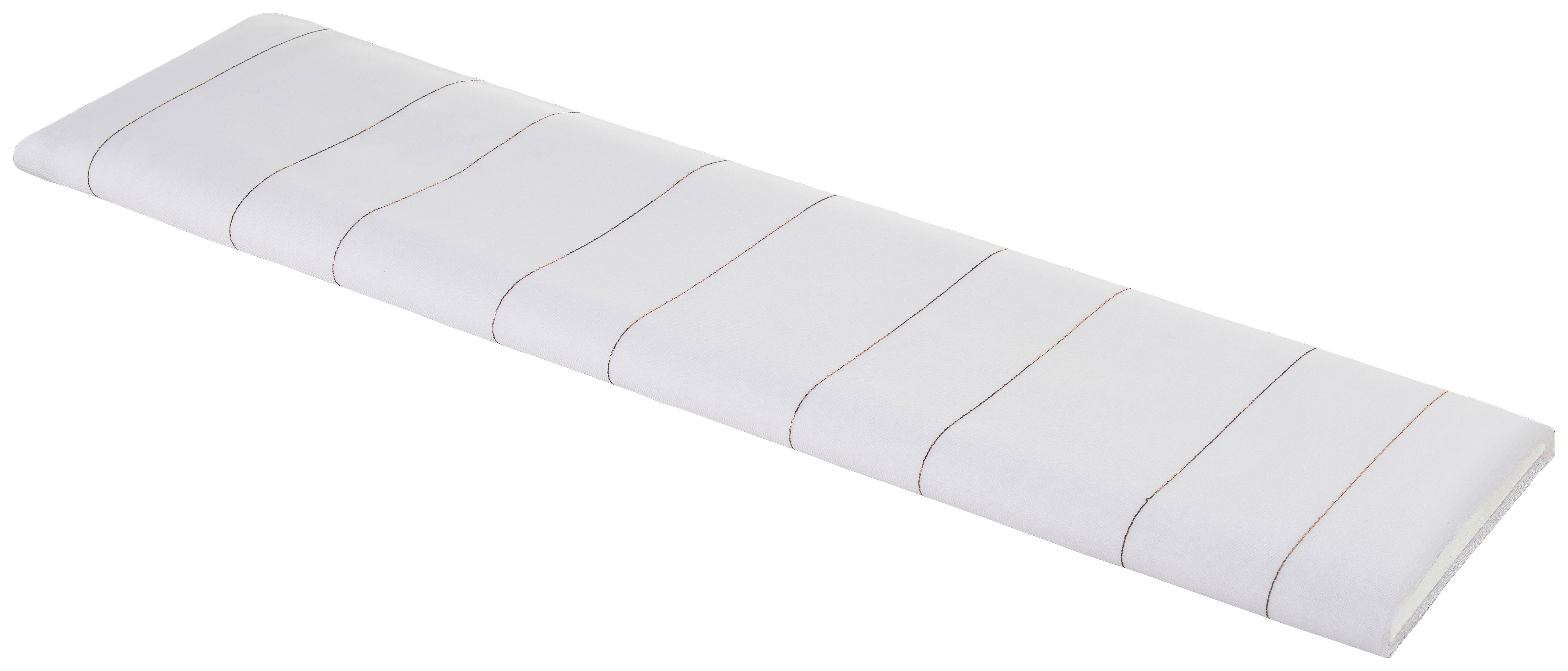 Store-Meterware weiß H: ca. 260 cm Store 50752 - gold/weiß (260,00cm)