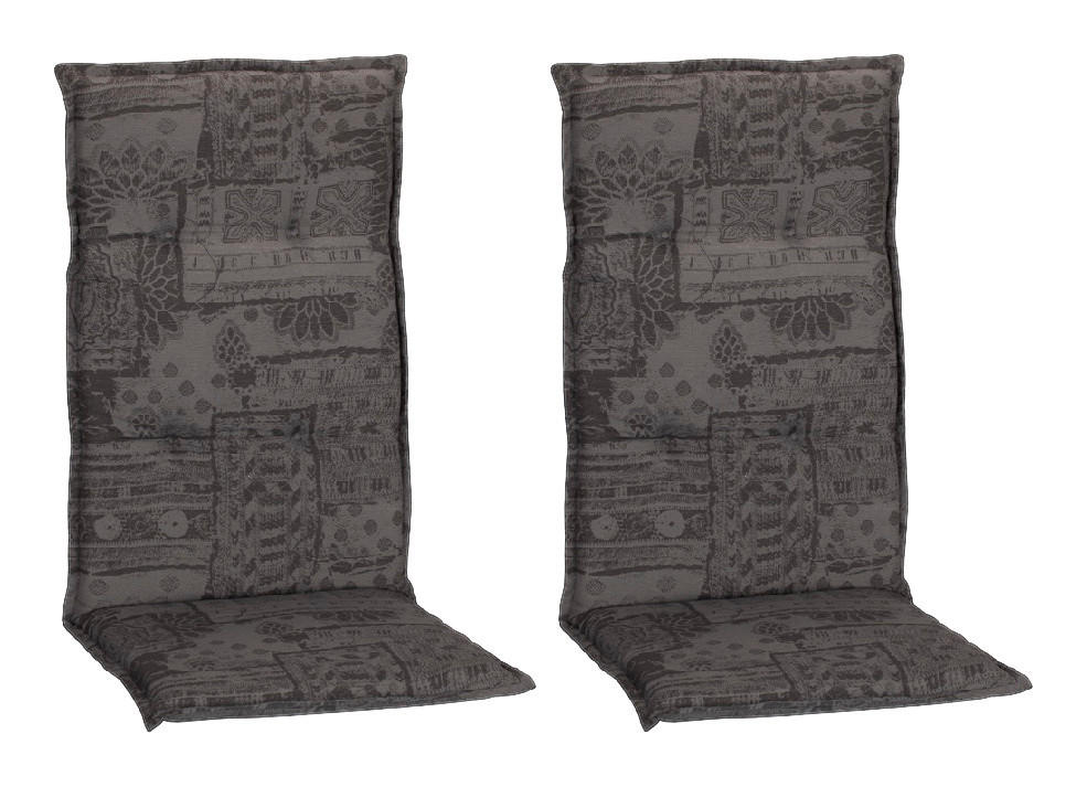 Beo Saumauflage für Hochlehner Boa Vista grau Polyester-Mischgewebe B/H/L: ca. 50x6x118 cm 2er Set Boa Vista - grau (118,00/50,00/6,00cm) - Beo
