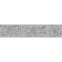 Borte Blumenranke grau B/L: ca. 13x500 cm Borte_3466-67 - grau (13,00/500,00cm)