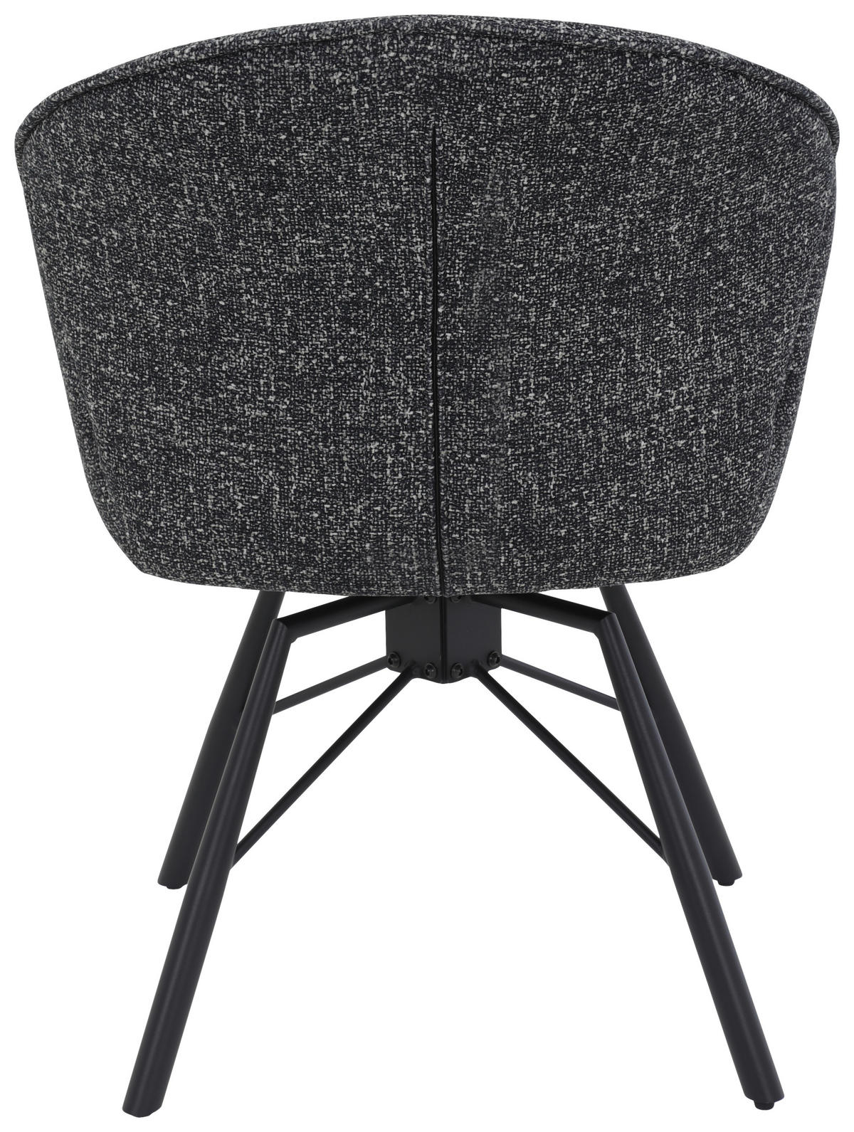 Sessel Bristol, 2er-Set anthrazit Metall Microfaser B/H/T: ca. 62x83x66 cm Bristol, 2er-Set - anthrazit (62,00/83,00/66,00cm) - Hela