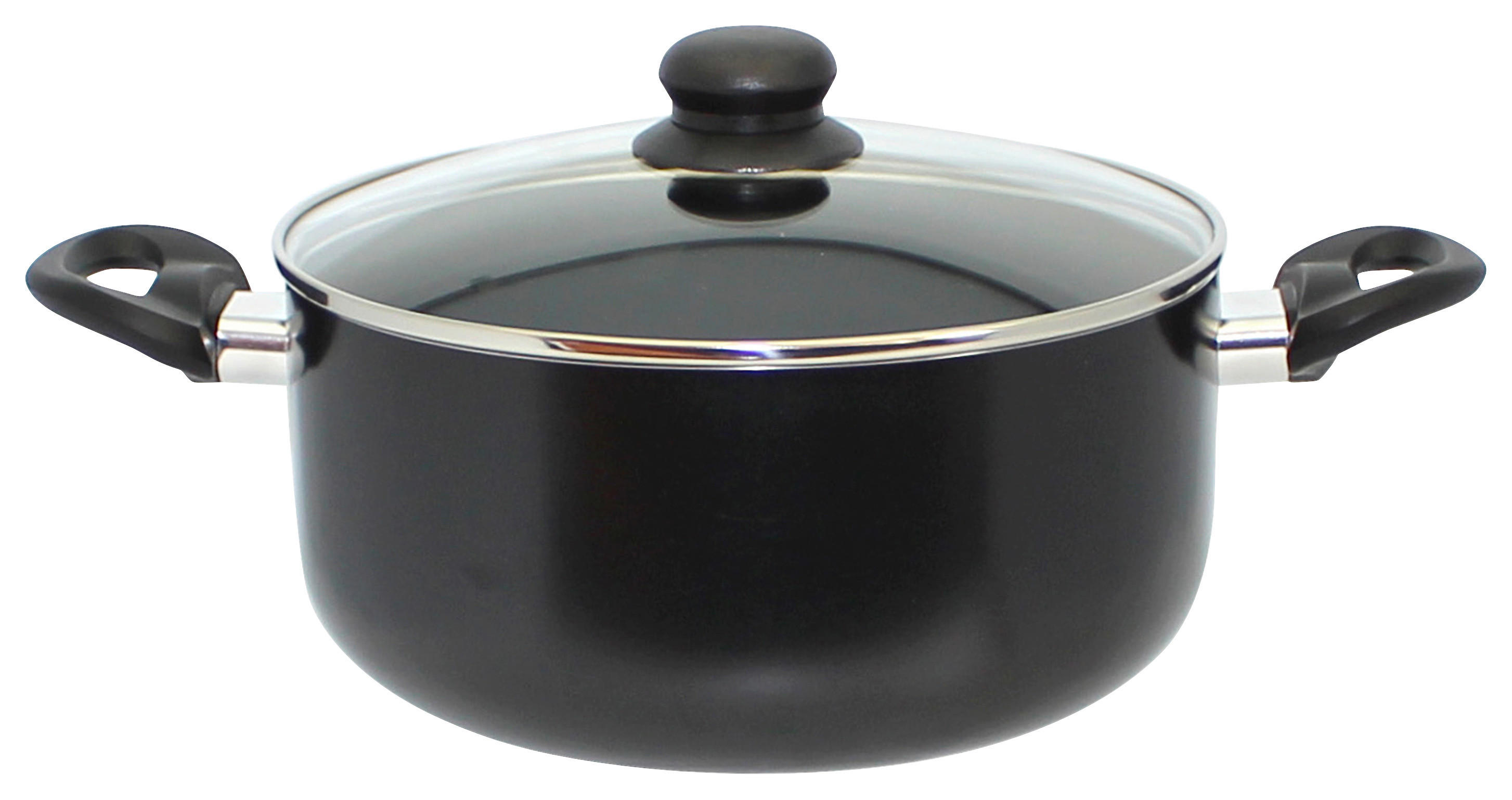 ELO Basic Topf schwarz Aluminium Topf_Metis 20cm - schwarz - ELO Basic