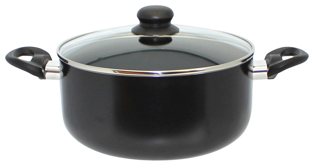 ELO Basic Topf schwarz Aluminium Topf_Metis 20cm - schwarz - ELO Basic