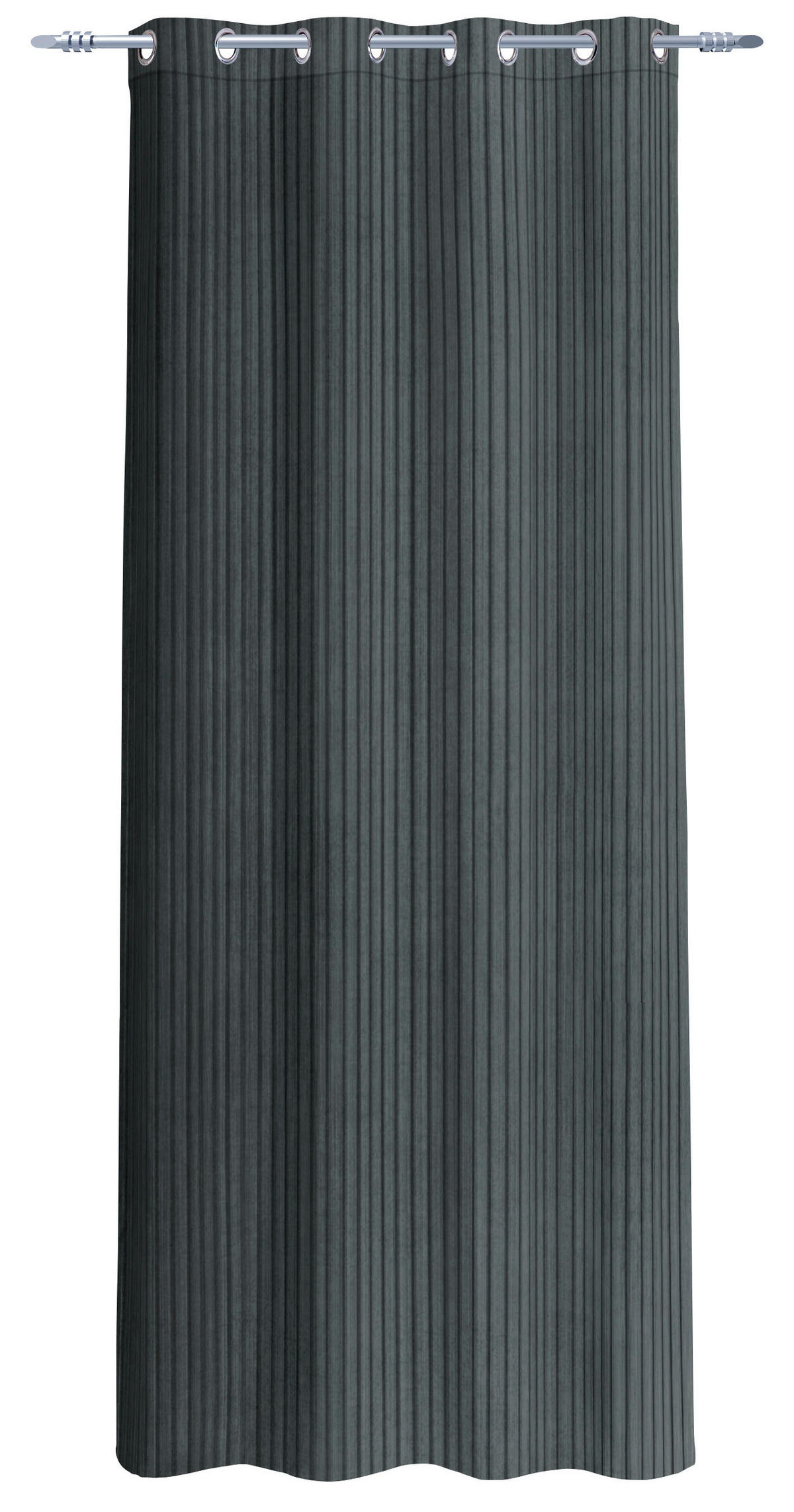 Ösenvorhang Ursula anthrazit B/L: ca. 135x245 cm Ursula - anthrazit (135,00/245,00cm)