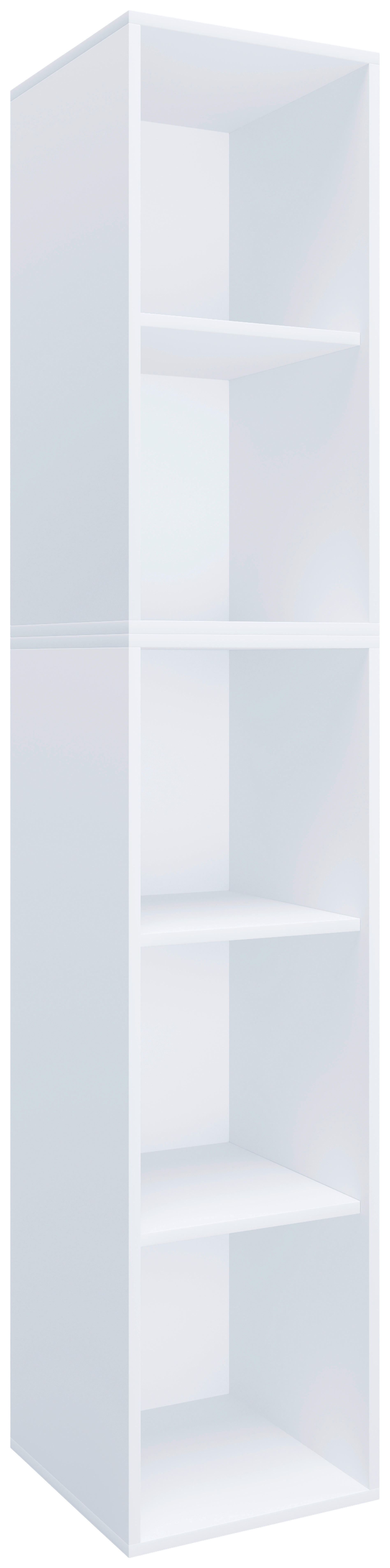 Regal Lona I weiß B/H/T: ca. 35x183x37 cm Lona I - weiß (35,00/183,00/37,00cm) - VCM Möbel