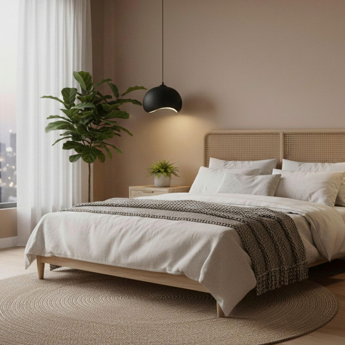 Opviq Pendelleuchte schwarz Polyester-Mischgewebe Metall B/H/L: ca. 29x120x34 cm E27 1 Brennstellen Yontu - 15850 - A - schwarz (34,00/29,00/120,00cm) - Opviq