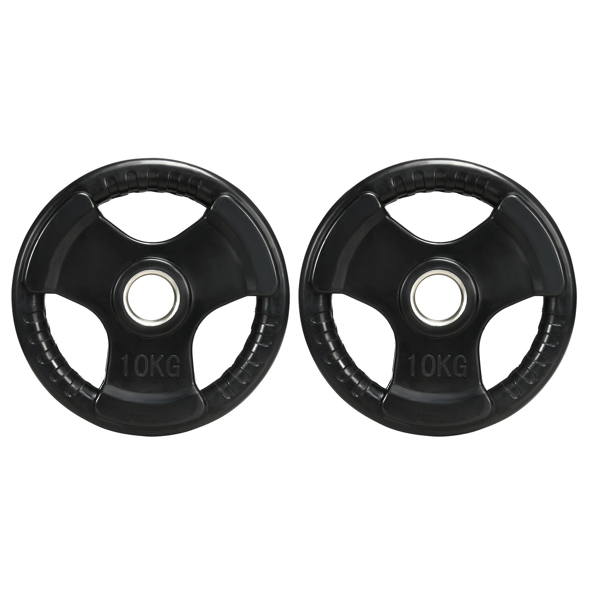 SPORTNOW Hantelscheibe schwarz Edelstahl B/H/L: ca. 32x32x4 cm Hantelscheibe - schwarz (4,00/32,00/32,00cm) - SPORTNOW