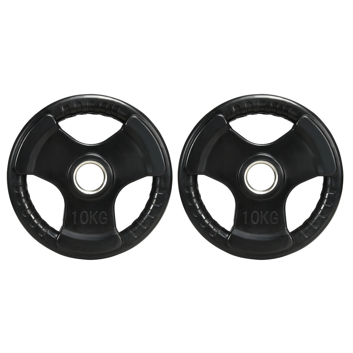 SPORTNOW Hantelscheibe schwarz Edelstahl B/H/L: ca. 32x32x4 cm Hantelscheibe - schwarz (4,00/32,00/32,00cm) - SPORTNOW