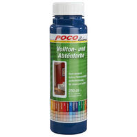 POCOline Vollton- und Abtönfarbe saphirblau ca. 0,25 l Voll+Abtönfarbe 250ml saphirblau - saphirblau (250ml) - POCOline