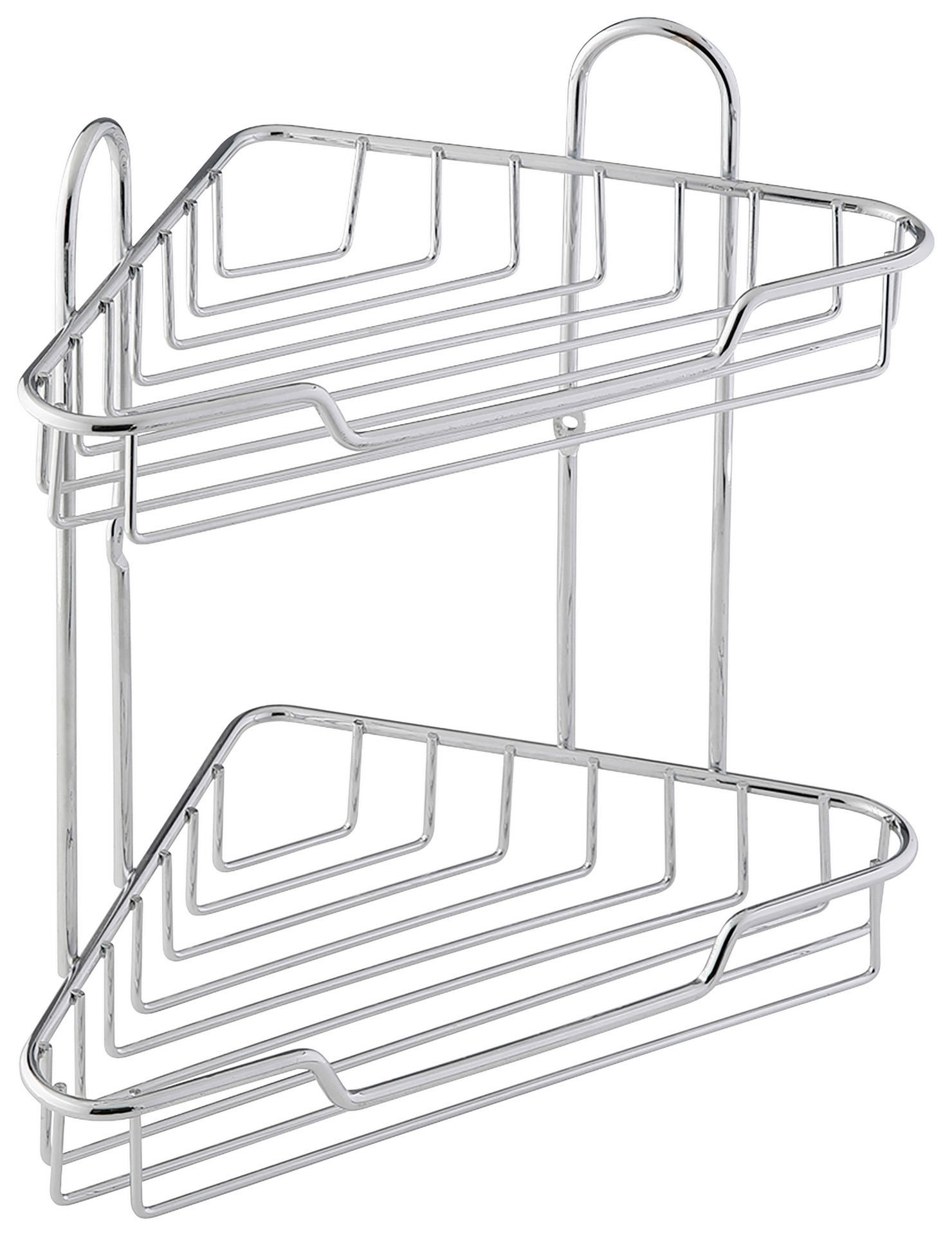 Eckregal Chrom Chrom B/H/L: ca. 19x25x19 cm Escala - Chrom (19,00/19,00/25,00cm) - Axentia