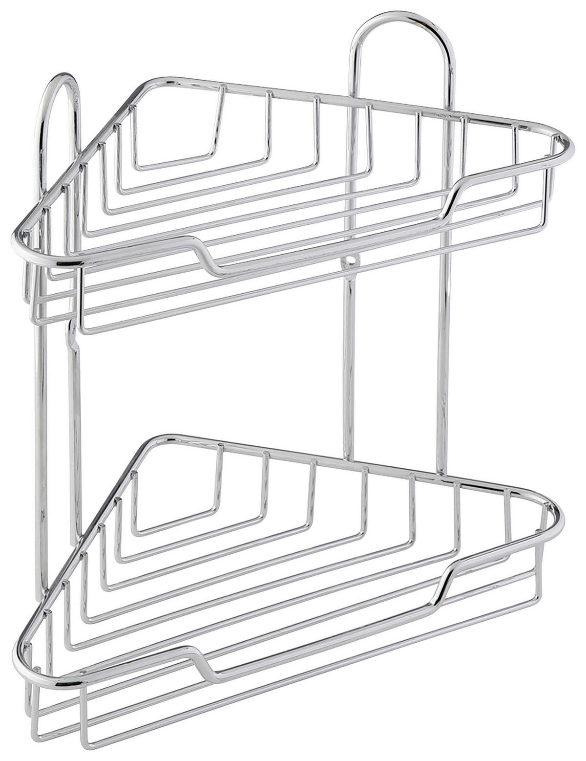 Eckregal Chrom Chrom B/H/L: ca. 19x25x19 cm Escala - Chrom (19,00/19,00/25,00cm) - Axentia