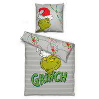 Microfaser Bettwäsche Grinch Grinch - grün/grau (135,00/200,00cm)