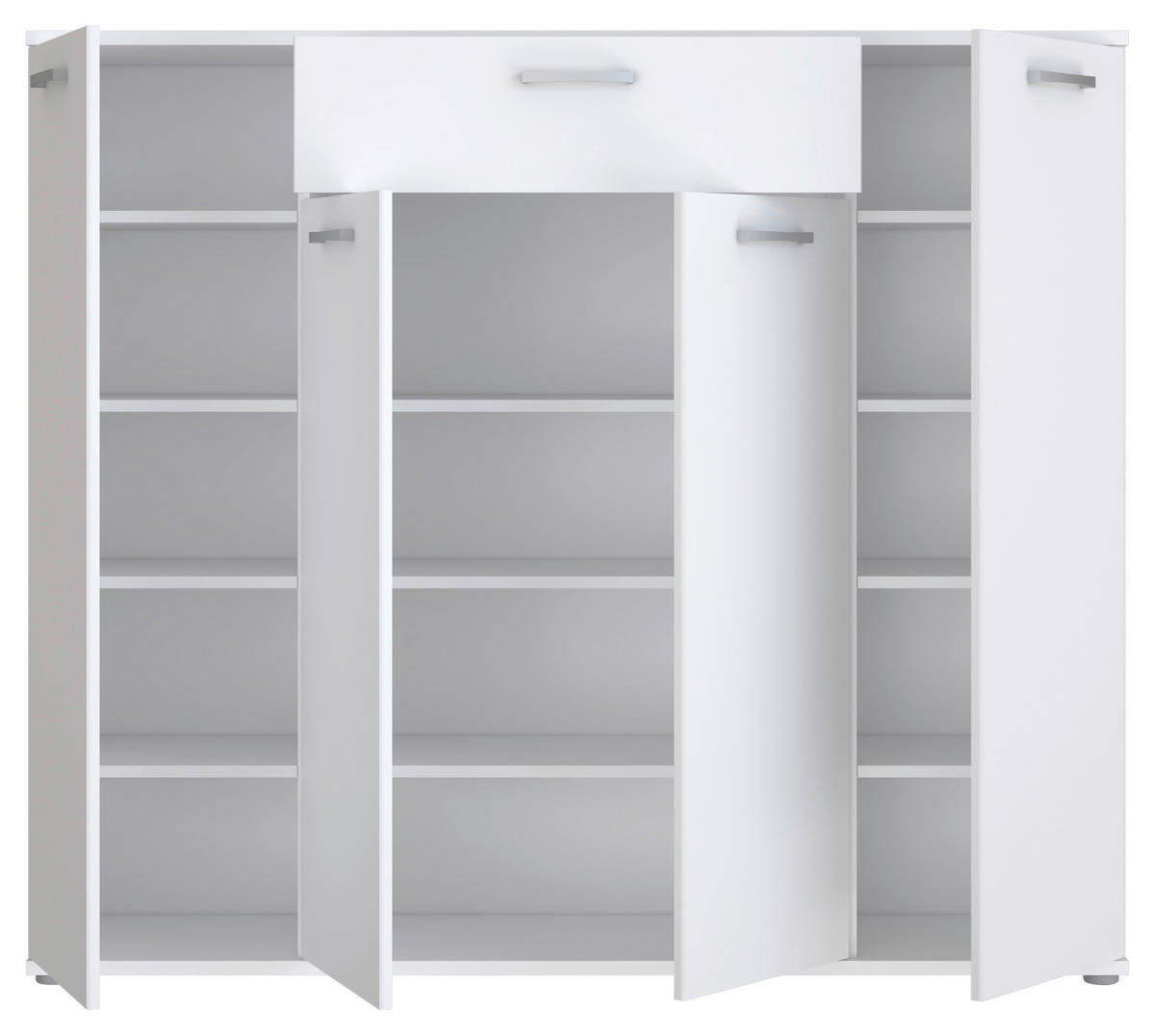Kommode  weiß B/H/T: ca. 139x121x35 cm Rypsyma_Kommode RPSK341-120 - weiß (139,00/121,00/35,00cm)
