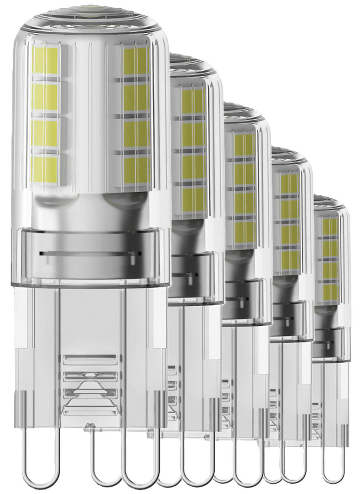 Blulaxa LED-Stiftsockellampe G9 LED-Stiftsockellampe_5erSet G9 - (1,40/4,70cm) - Blulaxa