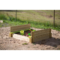 Wendi Toys Sandkasten Deluxe natur B/H/T: ca. 117x39x117 cm Deluxe - natur (117,00/39,00/117,00cm) - Wendi Toys