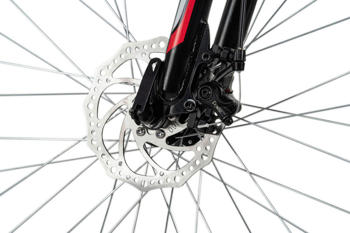 KS-Cycling Mountain-Bike Hardtail Sharp schwarz ca. 26 Zoll Sharp - rot/schwarz (46,00cm) - KS-Cycling