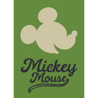 Komar Poster Mickey Mouse Green Head Disney B/L: ca. 50x70 cm Mickey Mouse Green Head - (50,00/70,00cm) - Komar