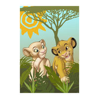 Komar Poster Lion King Urembo Meadows Lion King Urembo Meadows - Komar