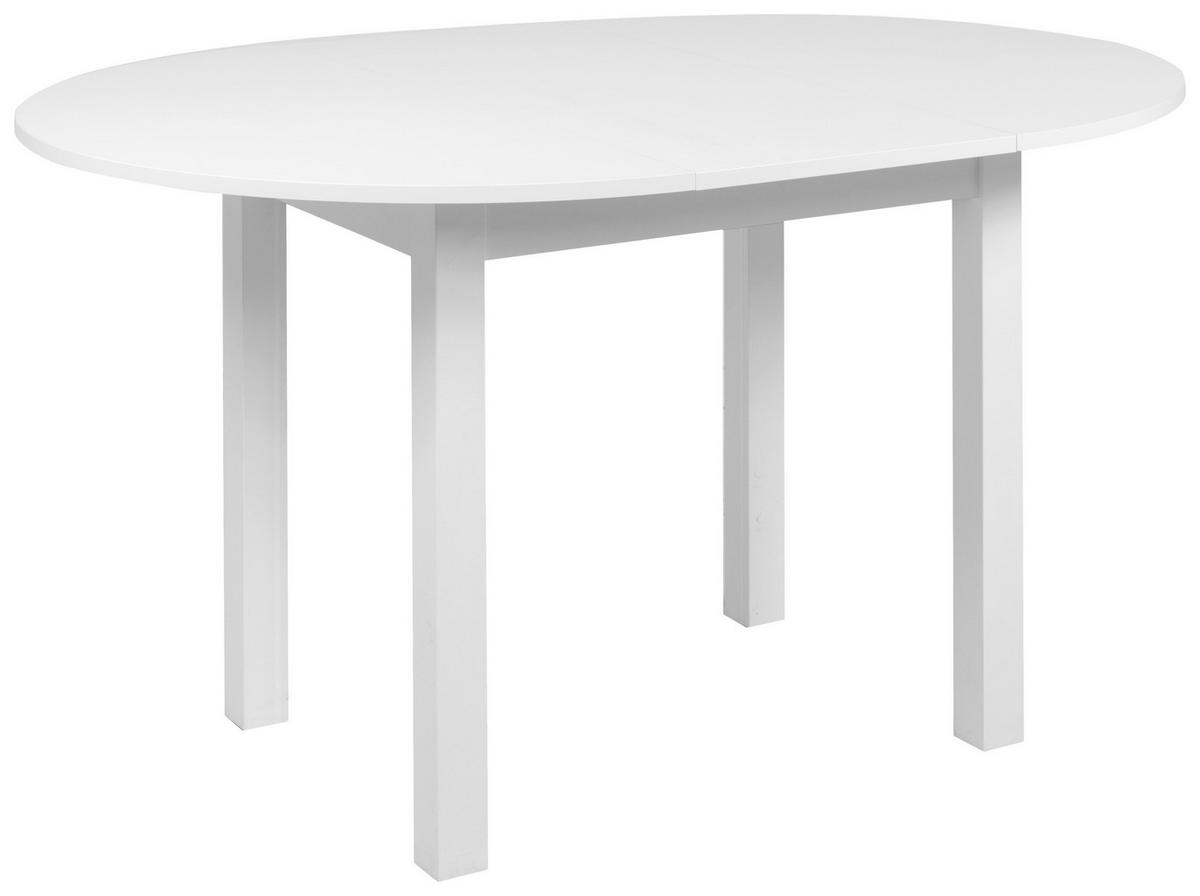Esstisch Coburg weiß B/H/T/D: ca. 100x76x100x100 cm Coburg - weiß (100,00/76,00/100,00cm)
