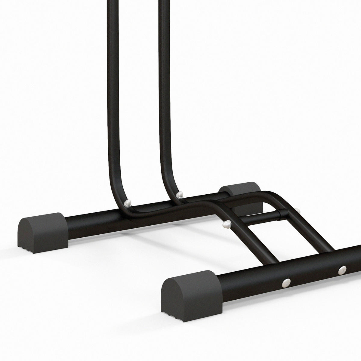 SPORTNOW Fahrradständer schwarz schwarz B/H/L: ca. 44x118x45 cm Fahrradständer - schwarz (45,00/44,00/118,00cm) - SPORTNOW