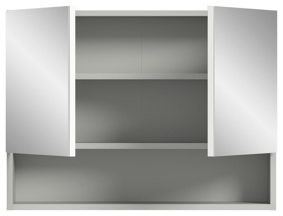Spiegelschrank Copa hellgrau B/H/T: ca. 74x55x17 cm Copa - hellgrau (74,00/55,00/17,00cm) - xonox.home