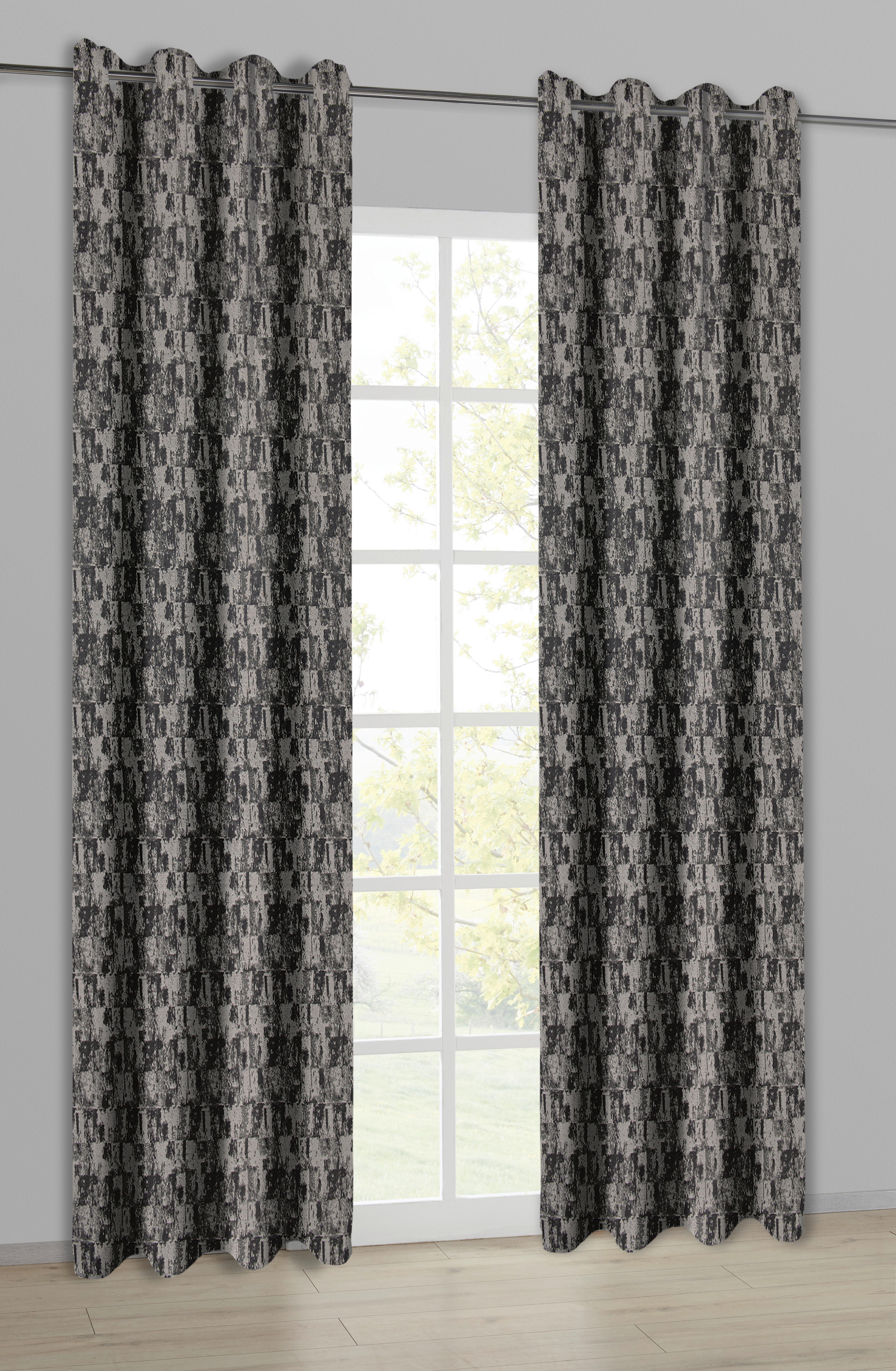 Dekovorhang Ella anthrazit B/L: ca. 140x245 cm Ella - anthrazit (140,00/245,00cm)
