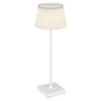GLOBO LED-Tischleuchte weiß Metall H/D: ca. 38x13,1 cm GREGOIR - weiß (13,10/38,00cm) - GLOBO