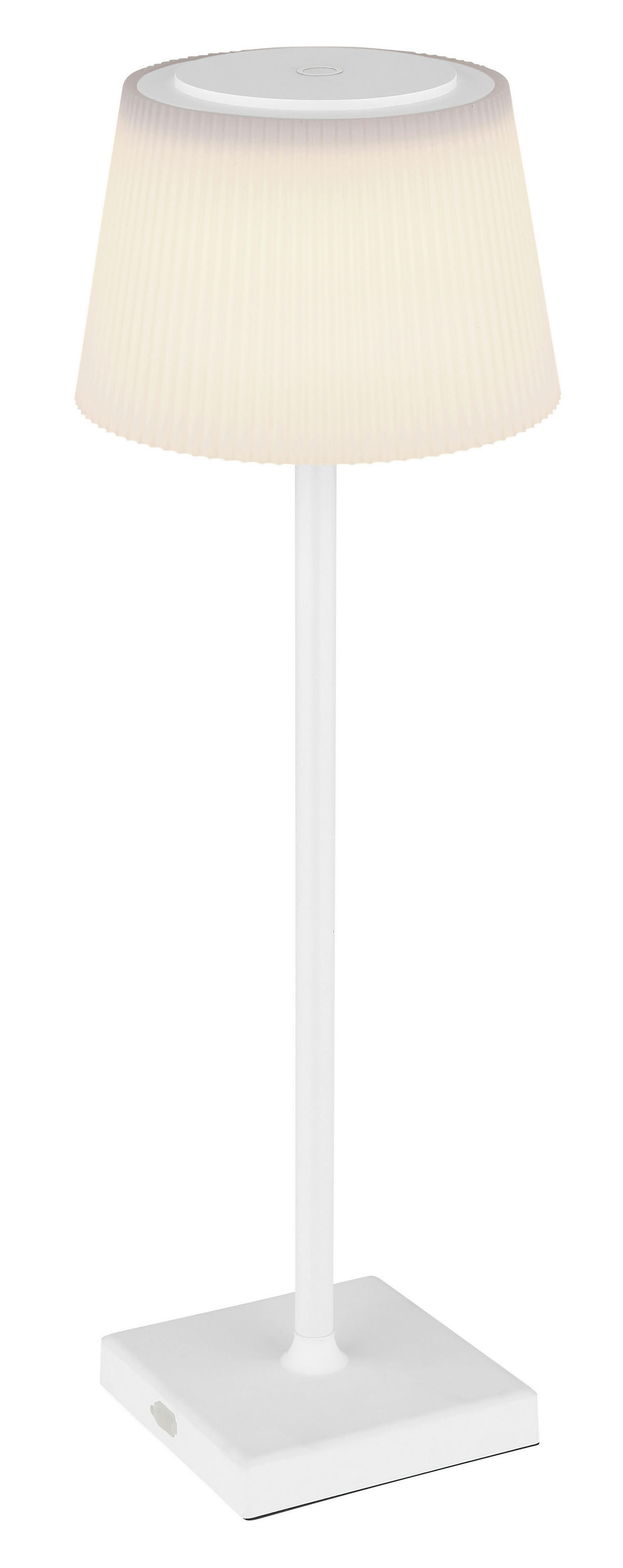 GLOBO LED-Tischleuchte weiß Metall H/D: ca. 38x13,1 cm GREGOIR - weiß (13,10/38,00cm) - GLOBO