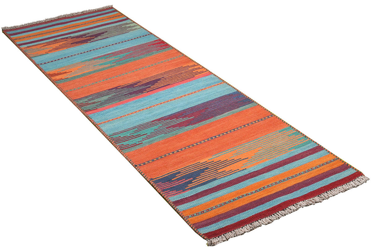 PersaTepp Teppich Kelim Gashgai multicolor B/L: ca. 64x207 cm Kelim Gashgai - multicolor (64,00/207,00cm) - PersaTepp