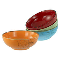 CreaTable Schüssel-Set Nature Collection Mediterran bunt Steinzeug Nature Collection Mediterran - bunt - CreaTable