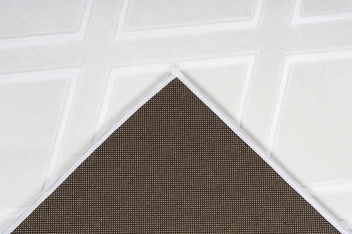 360Living Teppich Monroe weiß B/L: ca. 80x150 cm Monroe - weiß (80,00/150,00cm) - 360Living
