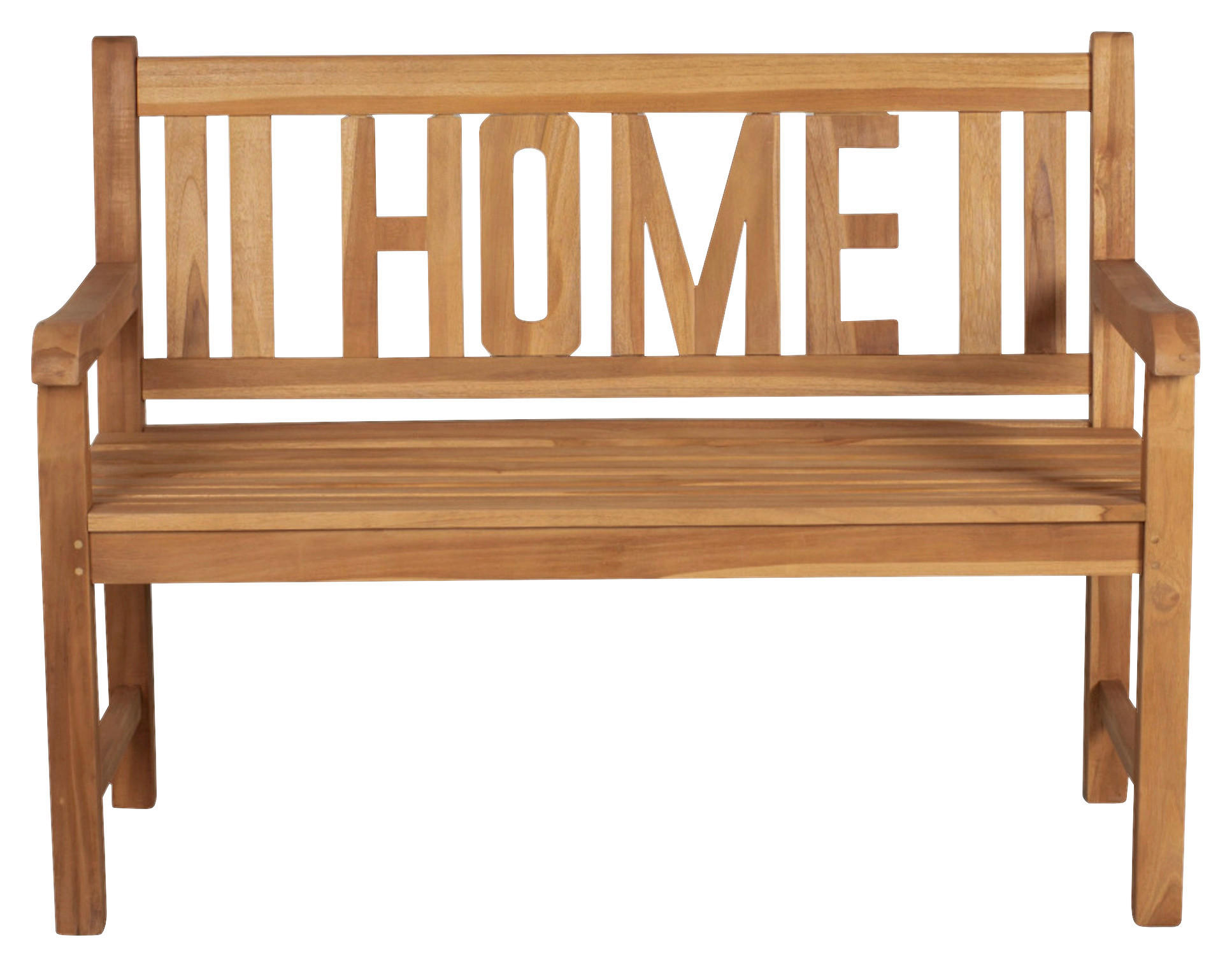 deVries Gartenbank Woodie natur Teakholz B/H/L: ca. 60x89x120 cm Woodie - natur (120,00/60,00/89,00cm) - deVries