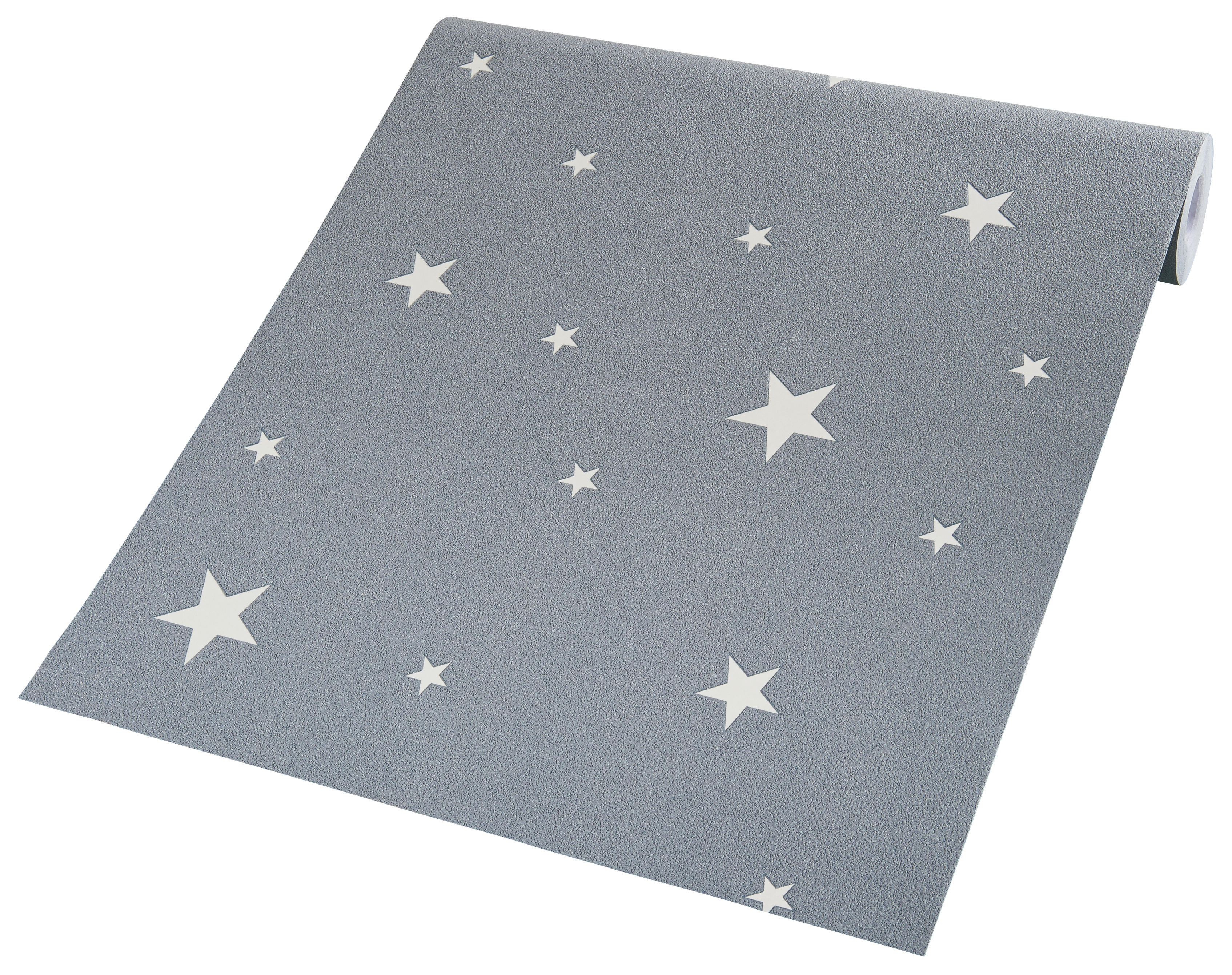 Vliestapete Sterne grau B/L: ca. 53x1005 cm Vliestapete_32440-3 VW9 - grau (53,00/1005,00cm)