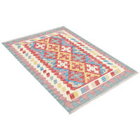 PersaTepp Teppich Kelim Gashgai beige B/H/L: ca. 85x1x119 cm Kelim Gashgai - beige/rot (119,00/85,00/1,00cm) - PersaTepp