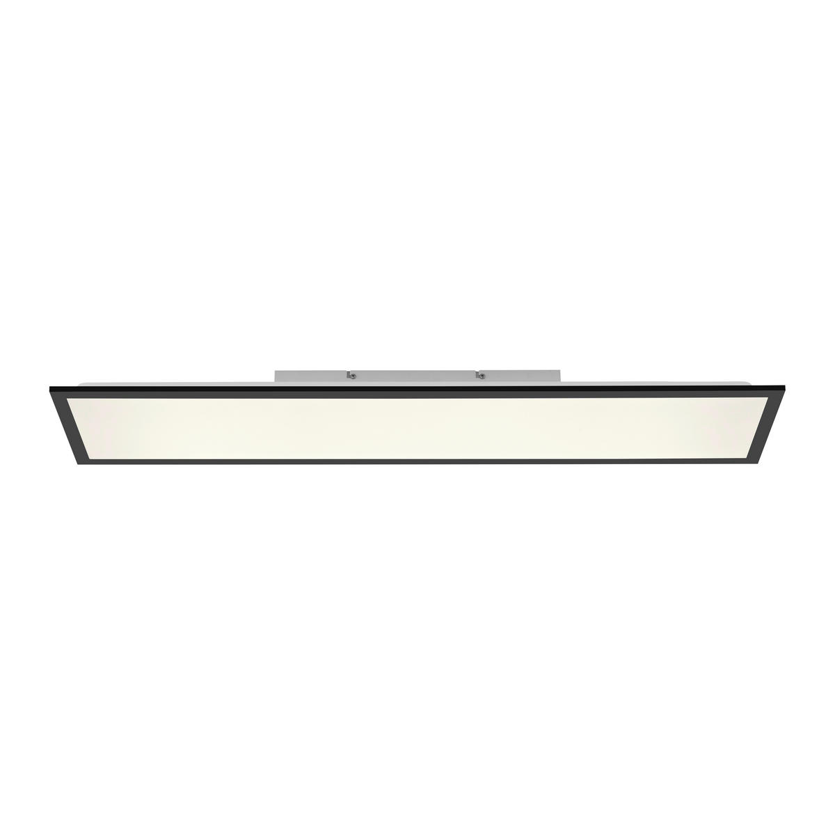 Just Light LED-Deckenleuchte schwarz B/H/L: ca. 25x6,5x100 cm LED-Deckenleuchte_Flat - schwarz (100,00/25,00/6,50cm) - Just Light